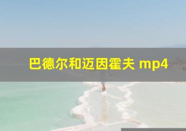 巴德尔和迈因霍夫 mp4